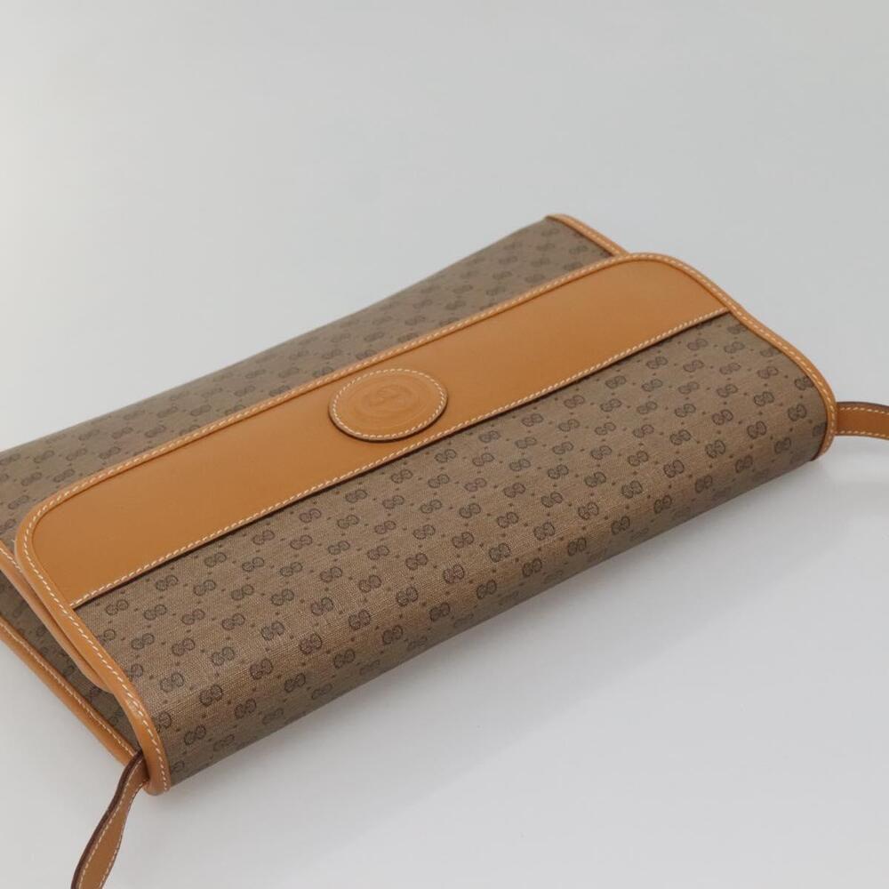 GUCCI Micro GG Supreme Shoulder Bag Pvc Beige Gold 004 58 004 58 - Picture 6 of 16